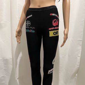 Off White Sport Logo Leggings SSENSE Exclusive